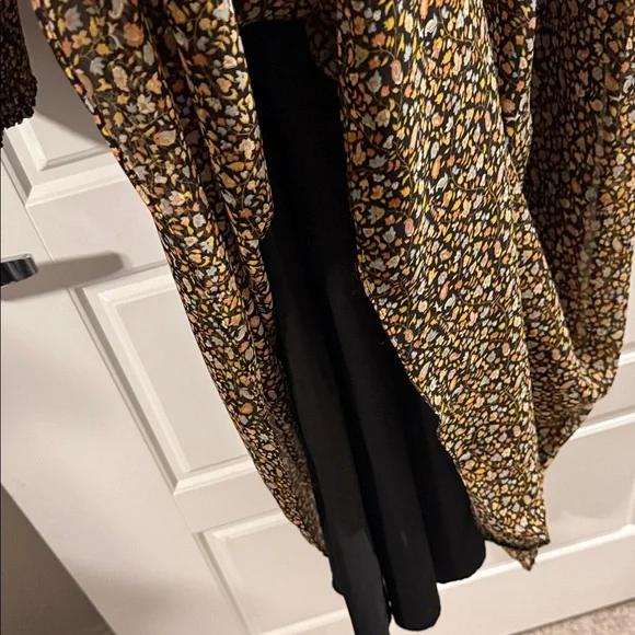 Madewell Long Sleeve Brown Floral Dress size XL - Picture 10 of 10